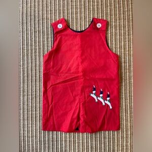 The Beaufort Bonnet Company Red Kids One Piece